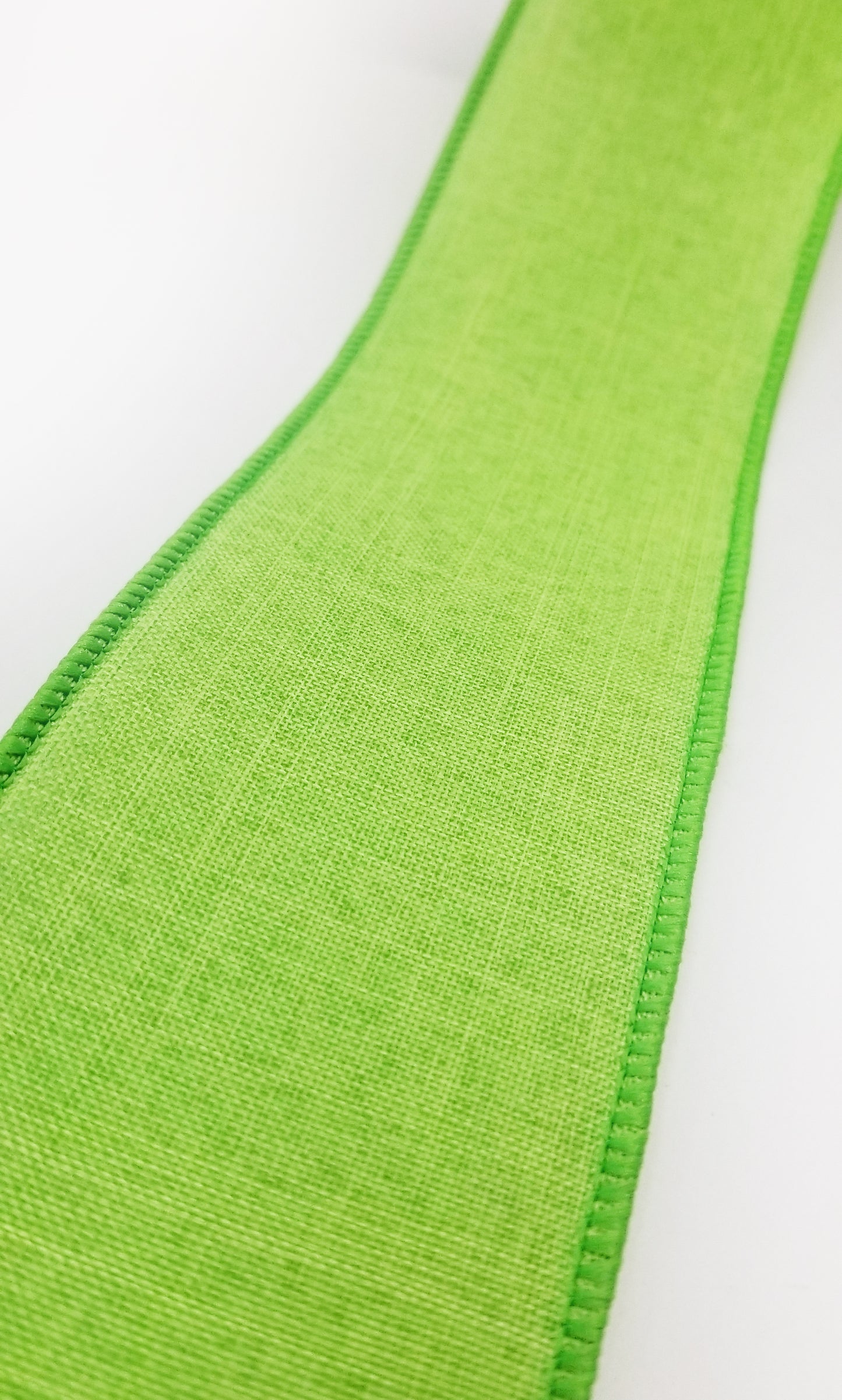 2.5" Lime Green Solid Ribbon | 50 Yards - Designer DIY