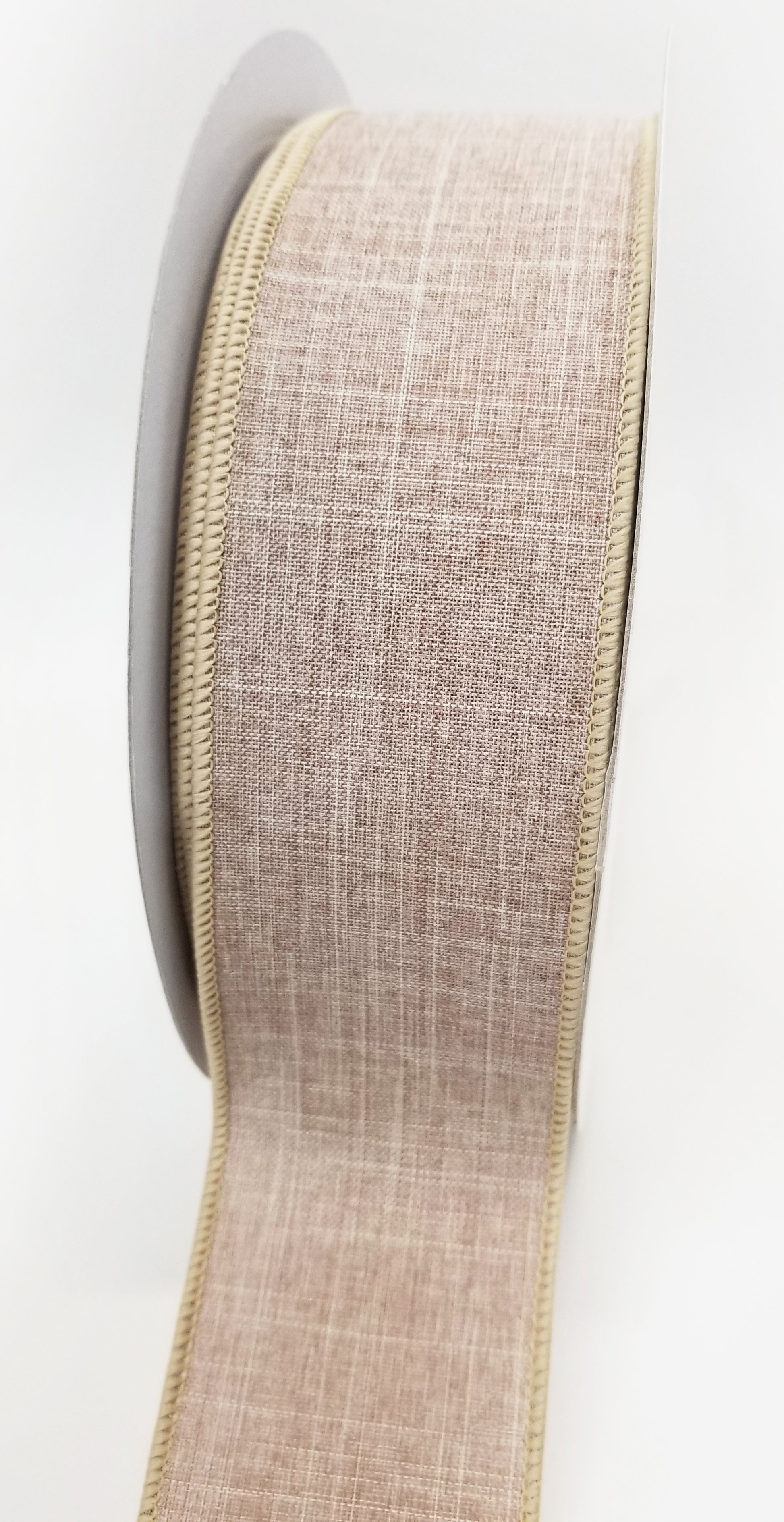 2.5" Natural Solid Ribbon | 50 Yards - Designer DIY