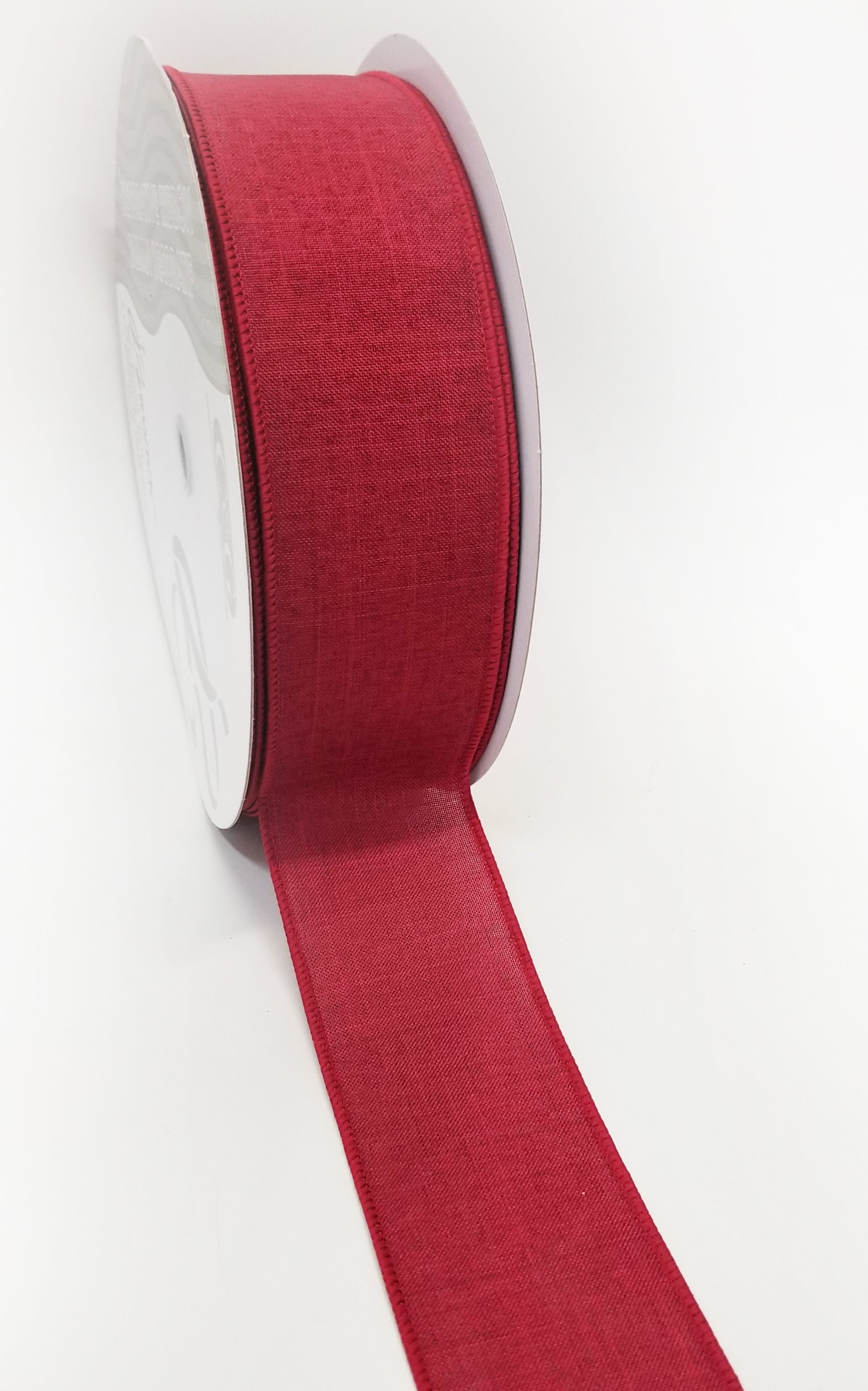 2.5" Burgundy Solid Ribbon | 50 Yards - Designer DIY