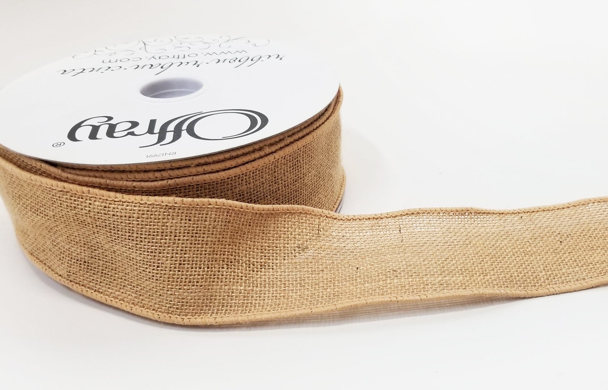 2.5" Burlap Ribbon | 25 Yards - Designer DIY