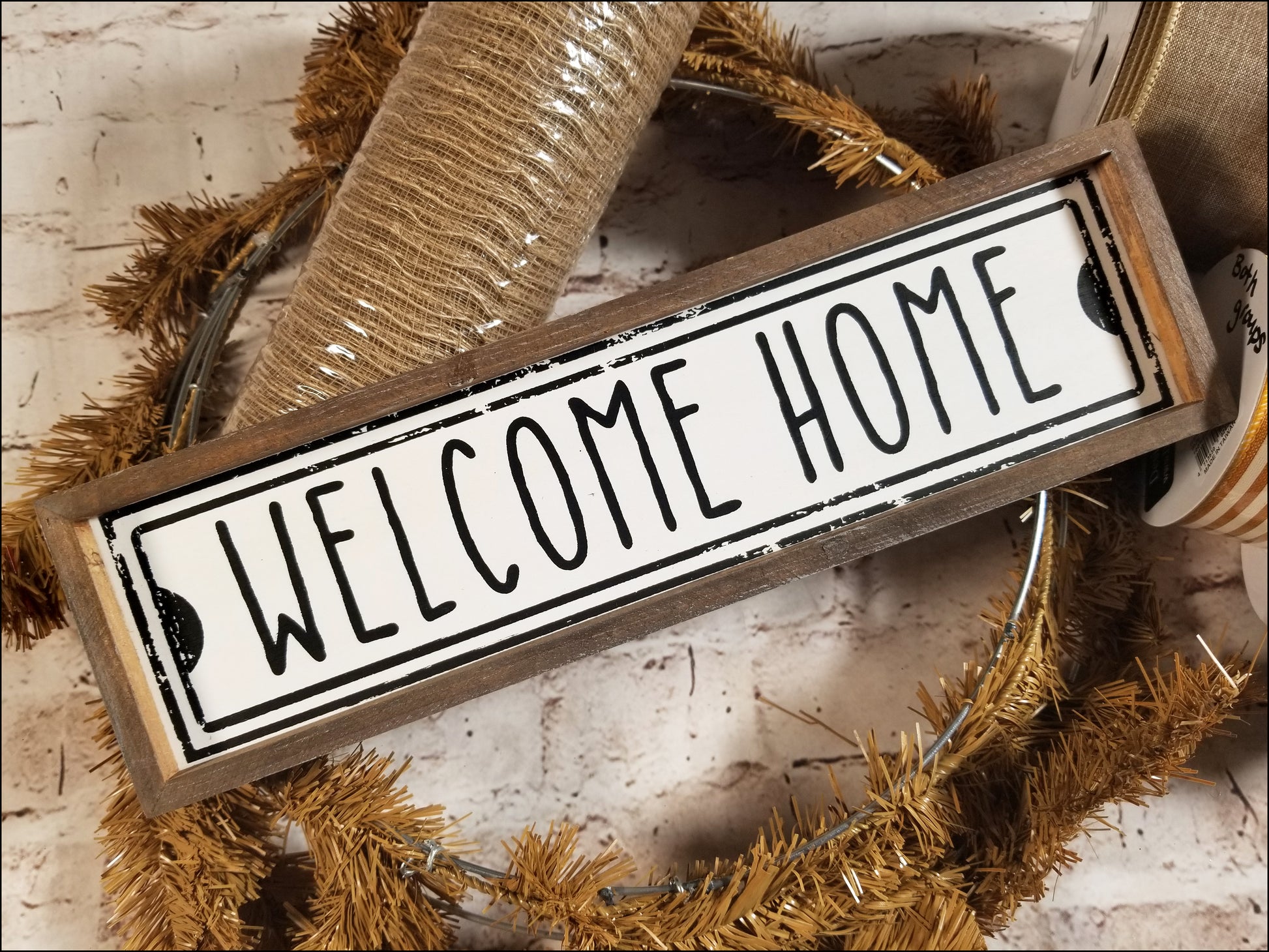 Welcome Home DIY Wreath Kit | Class Kit - Designer DIY