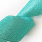4" Turquoise Glitter DESIGNER Ribbon - Designer DIY