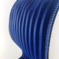 4" Blue Velvet Stripe DESIGNER Ribbon - Designer DIY
