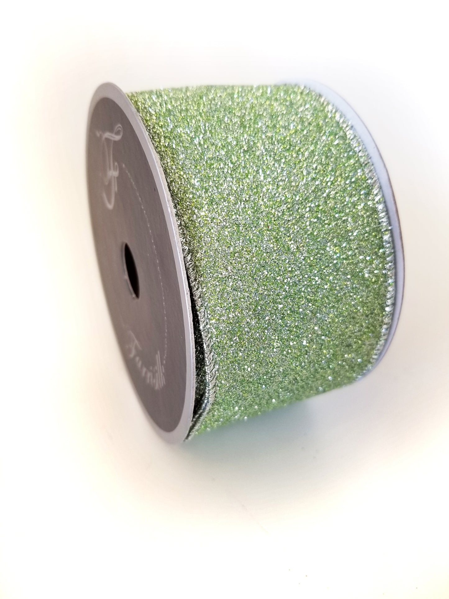 2.5" Mint Glitter DESIGNER Ribbon - Designer DIY