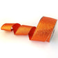 2.5" Orange Glitter DESIGNER Ribbon - Designer DIY