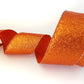 2.5" Orange Glitter DESIGNER Ribbon - Designer DIY