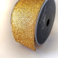 2.5" Gold Glitter DESIGNER Ribbon - Designer DIY