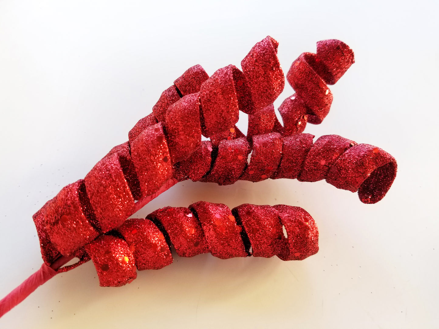 Red Glitter Curl Spray - Designer DIY