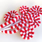 Red & White Stripe Curl Pick - Designer DIY
