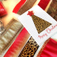 Merry Christmas Wreath Kit | Leopard - Designer DIY