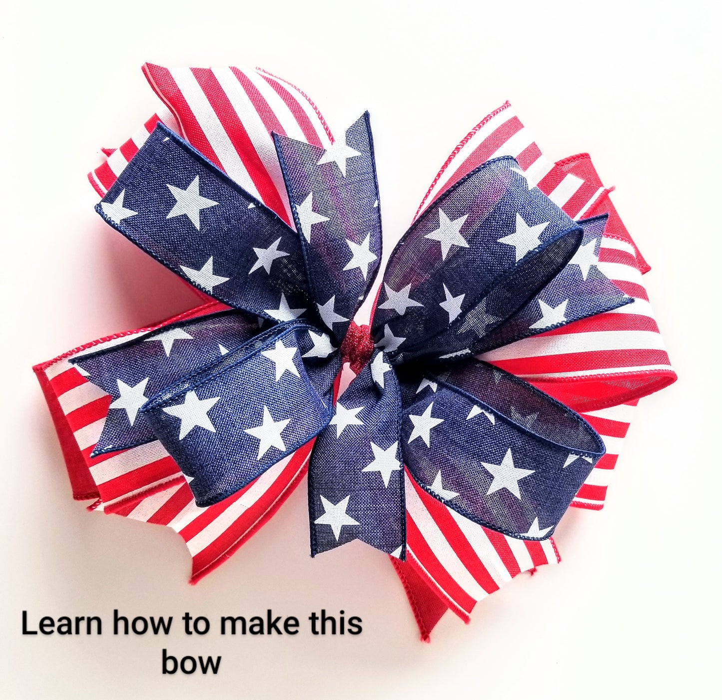 American Flag DIY Bow Kit - Designer DIY
