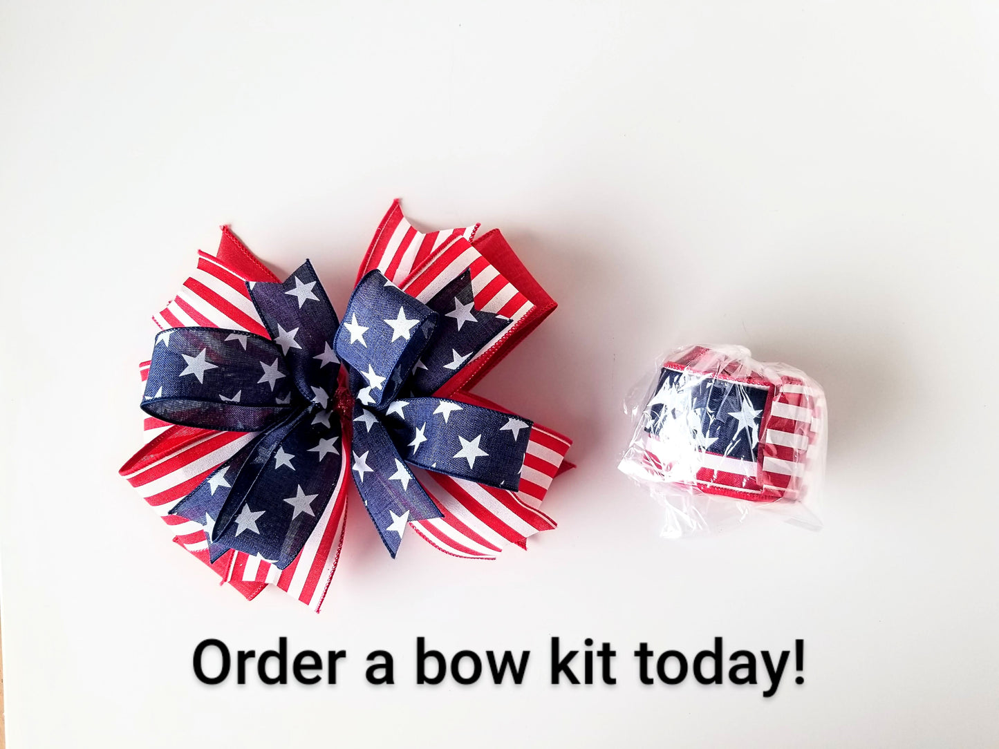 American Flag DIY Bow Kit - Designer DIY