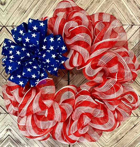 American Flag DIY Wreath Kit - Designer DIY