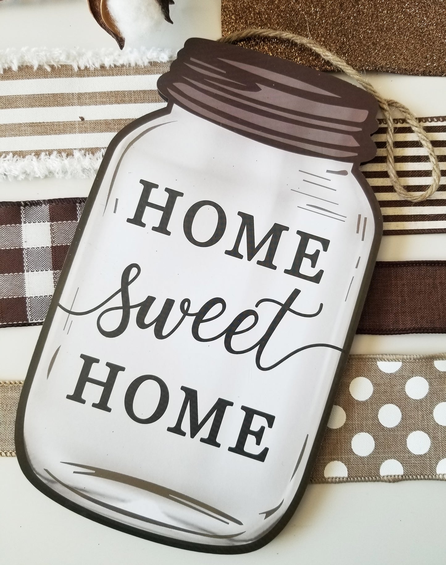Home Sweet Home Mason Jar Sign - Designer DIY