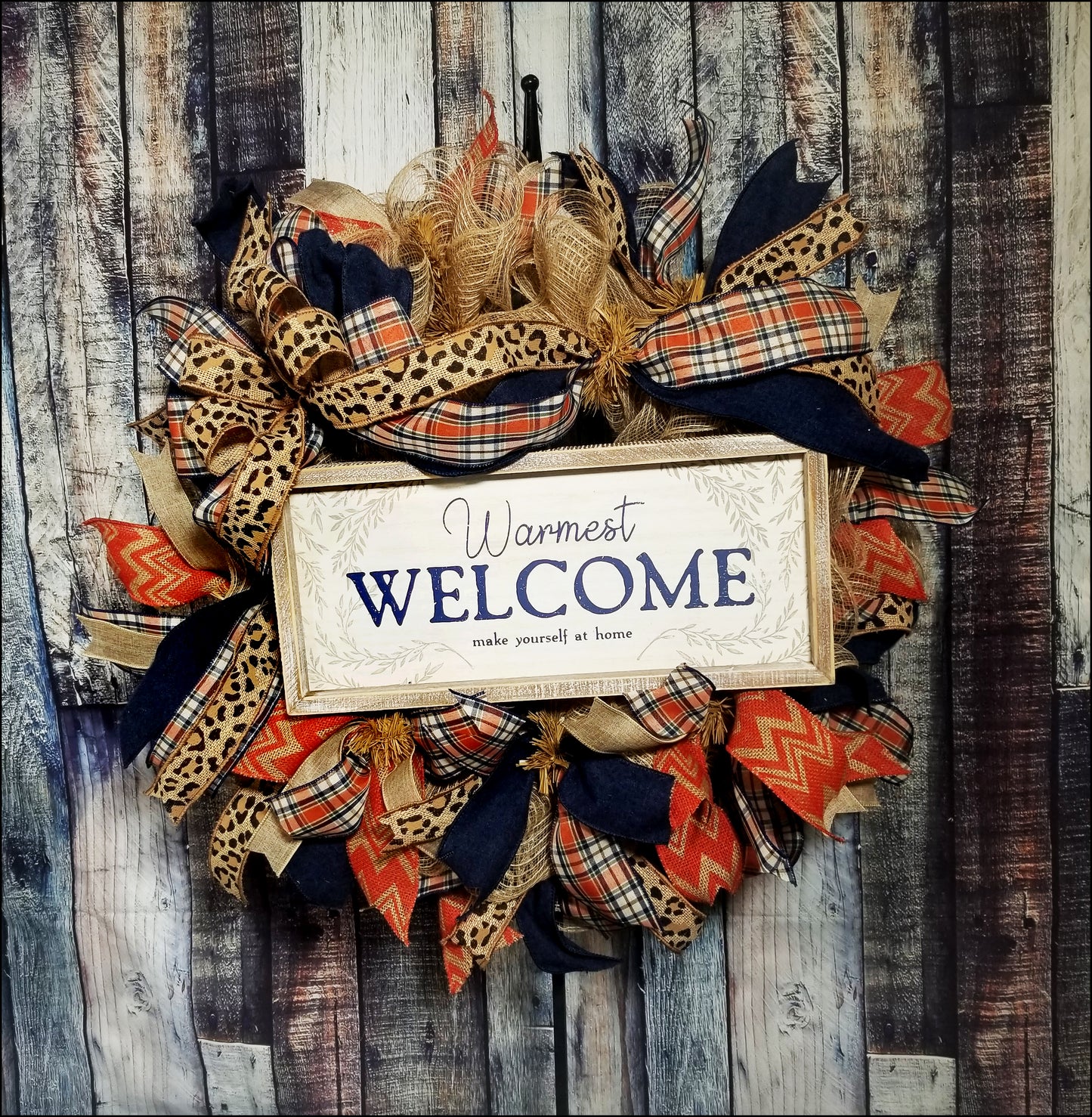Warmest Welcome Fall Wreath - Designer DIY