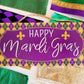 Mardi Gras Wreath Kit - Designer DIY
