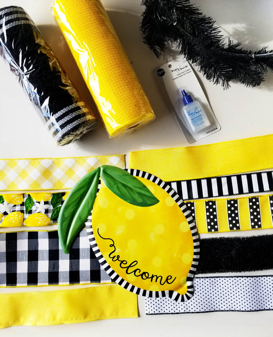 Lemon Wreath Kit | Welcome - Designer DIY