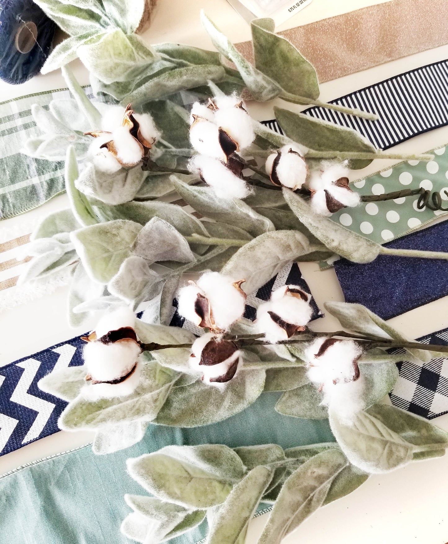 Lamb's Ear Cotton Wreath Kit - Designer DIY