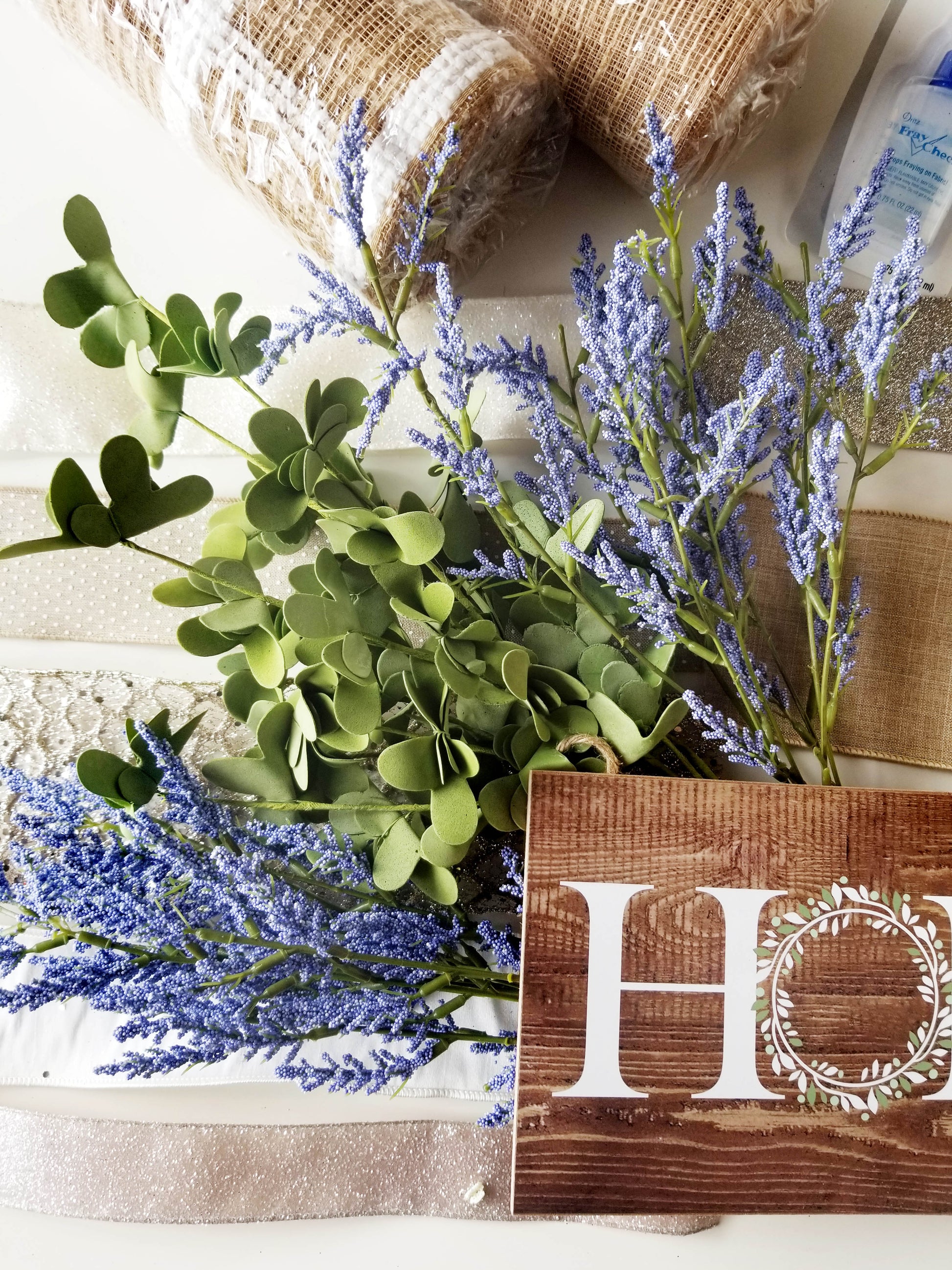 Lavender Home Wreath Kit - Designer DIY