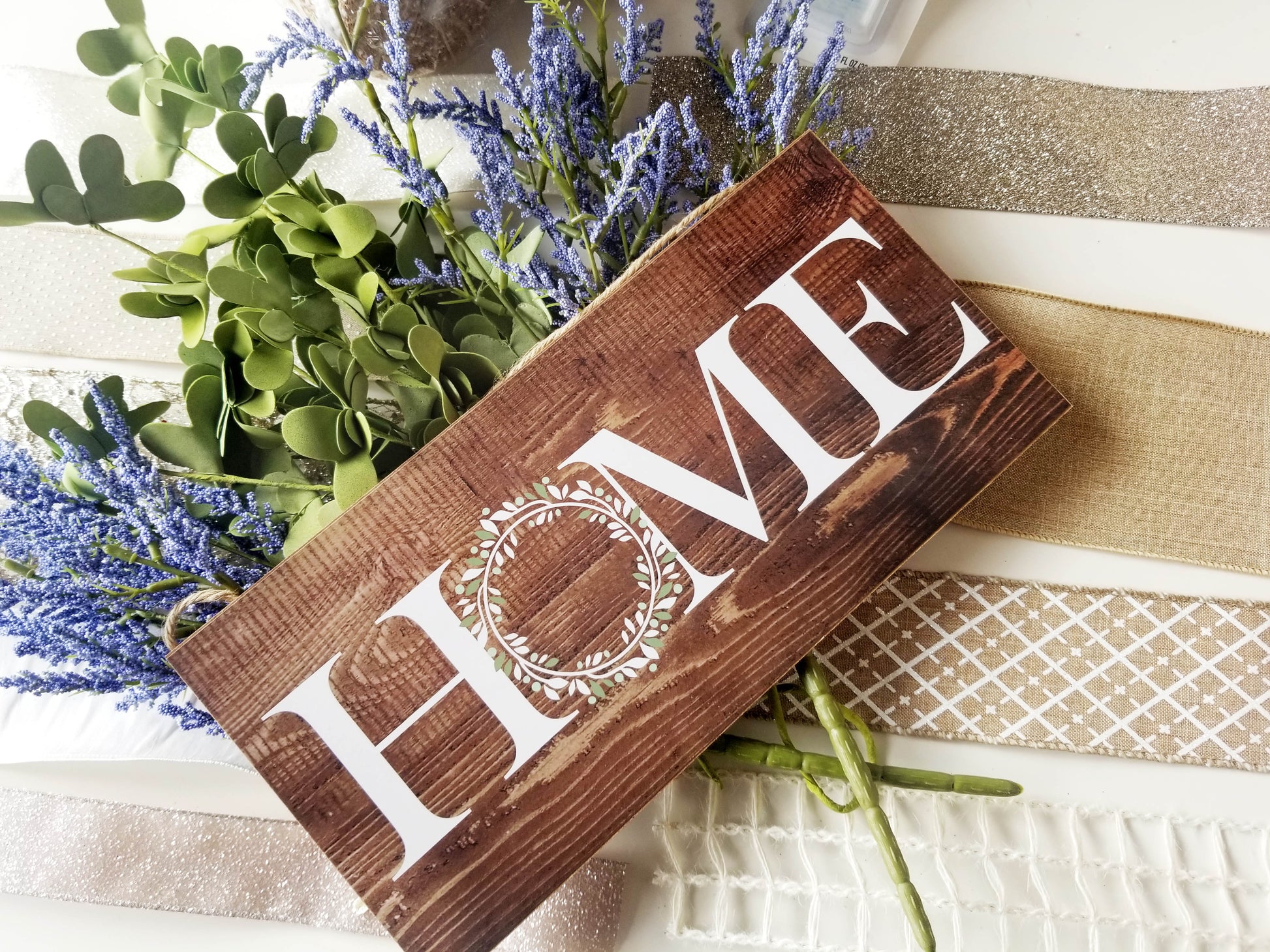 Lavender Home Wreath Kit - Designer DIY
