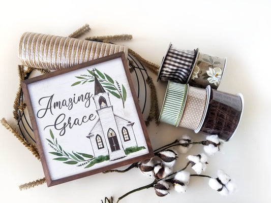 Amazing Grace Wreath Kit - Designer DIY