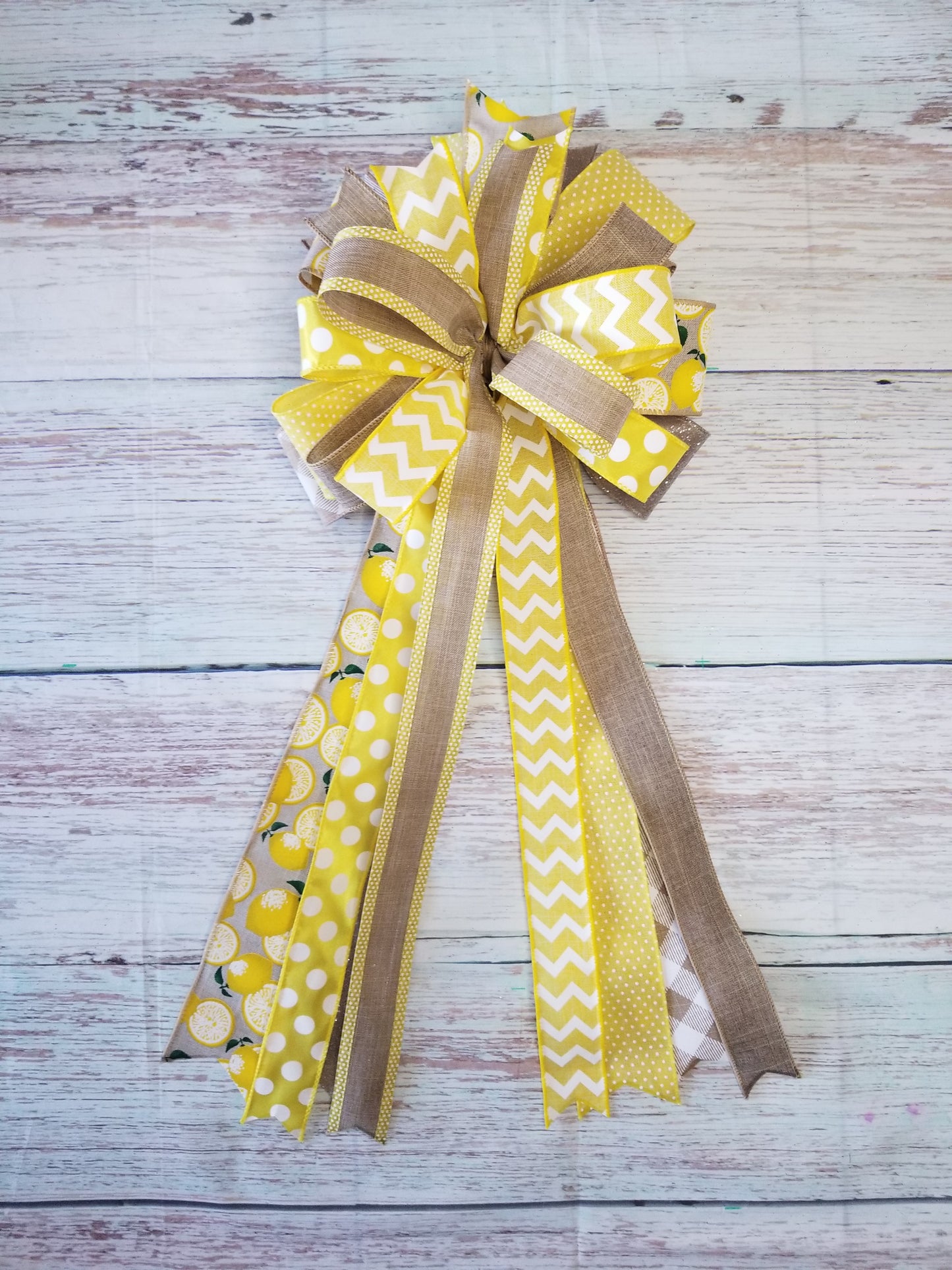 Lemon Handmade Bow - Designer DIY