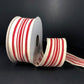 1.5" Red & Ivory Striped Ribbon - Designer DIY
