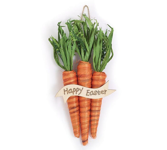 Happy Easter Hanging Carrots - Designer DIY