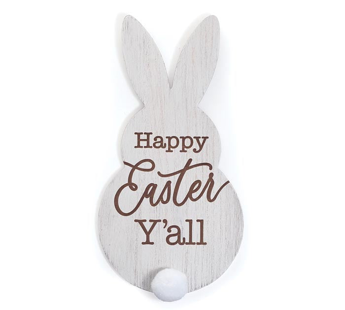 Happy Easter Y'all Bunny Sign - Designer DIY