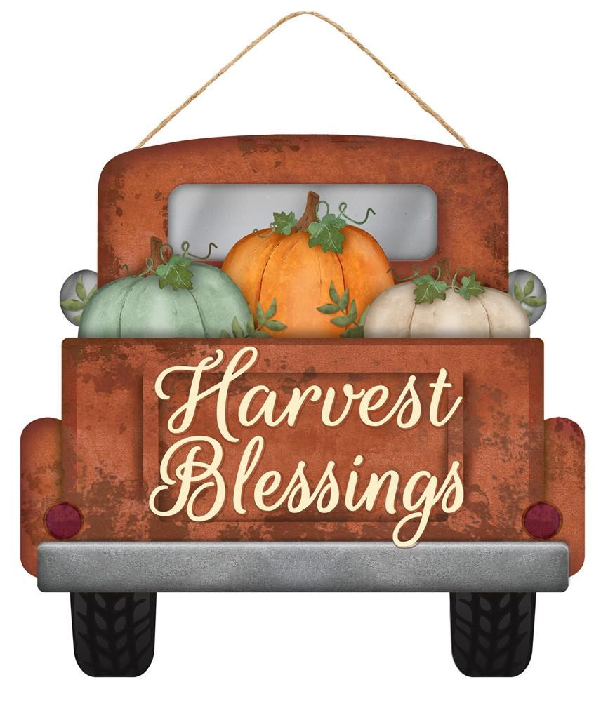 Fall Truck Sign | Harvest Blessings - Designer DIY