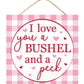 Valentine Sign | Bushel and a Peck - Designer DIY