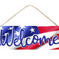 Patriotic Welcome Sign - Designer DIY