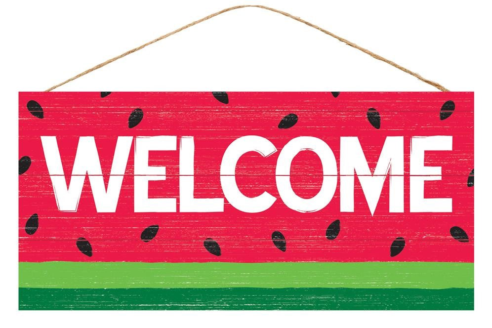 Welcome Watermelon Sign - Designer DIY