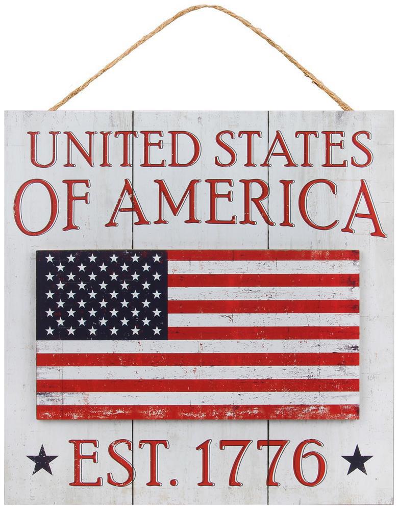 Patriotic Flag Sign | United State of America - Designer DIY