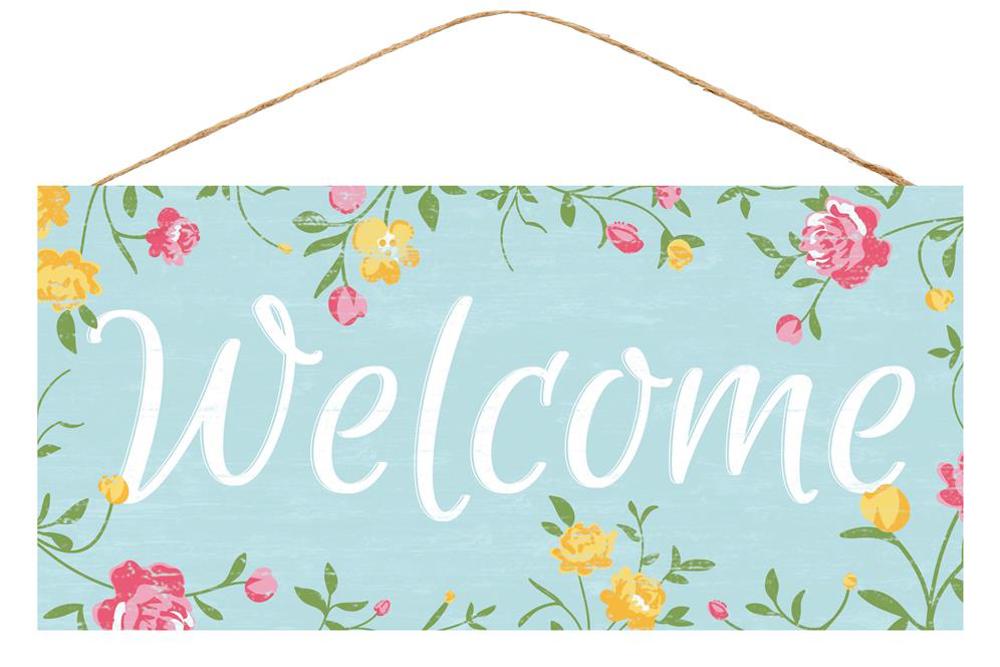 Floral Welcome Sign - Designer DIY