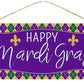 Happy Mardi Gras Sign - Designer DIY