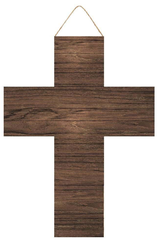 Cross Sign | Dark Brown - Designer DIY