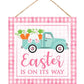 Easter Bunny Truck Sign - Designer DIY