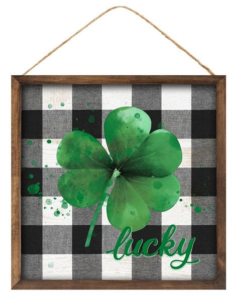 Lucky Clover Sign - Designer DIY