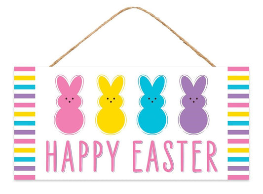 Happy Easter Peep Sign - Designer DIY