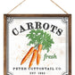 Carrots Sign - Designer DIY