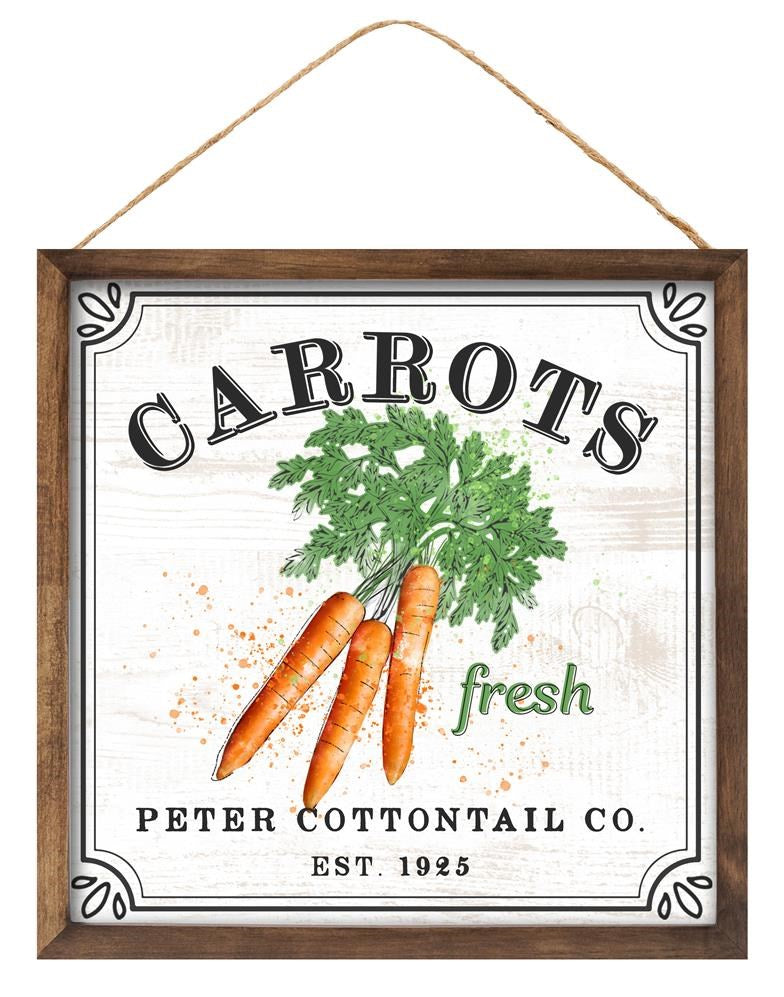 Carrots Sign - Designer DIY