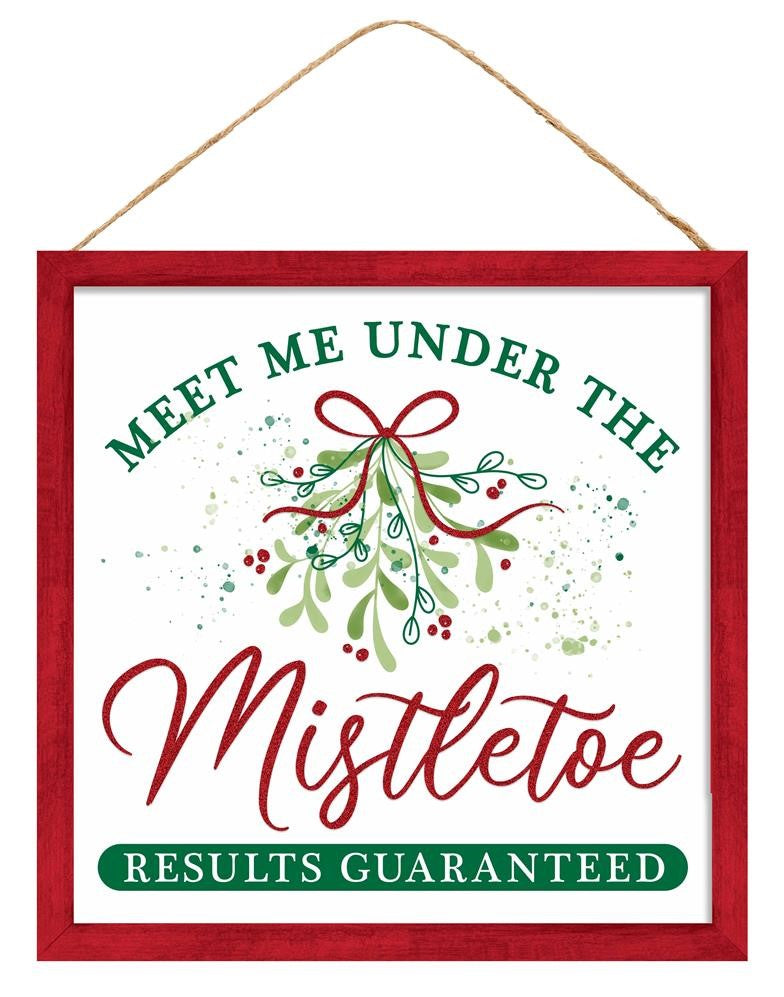 Meet Me Under The Mistletoe Sign - Designer DIY