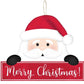 Merry Christmas Santa Sign - Designer DIY