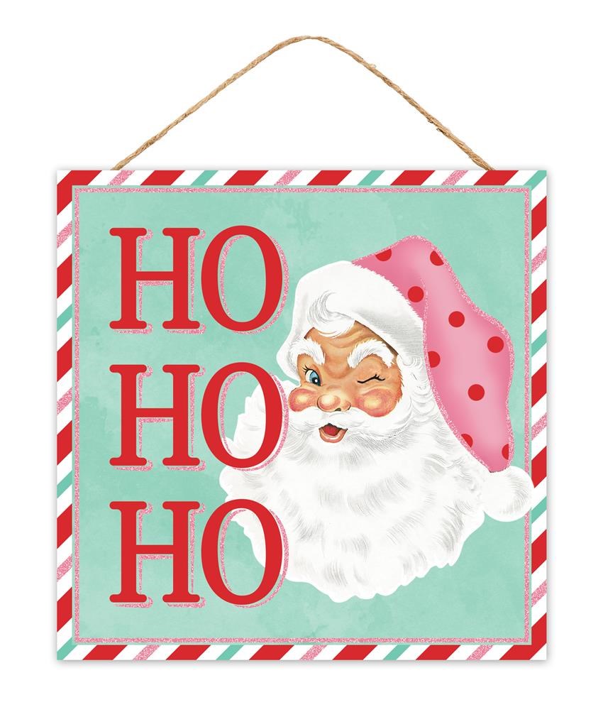 Santa Claus Ho Ho Ho Sign - Designer DIY