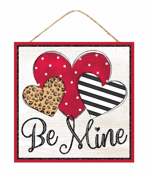 Be Mine Valentine Heart Sign - Designer DIY