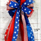 Patriotic Handmade Bow - Designer DIY
