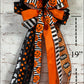 Jack-O-Lantern Handmade Bow - Designer DIY