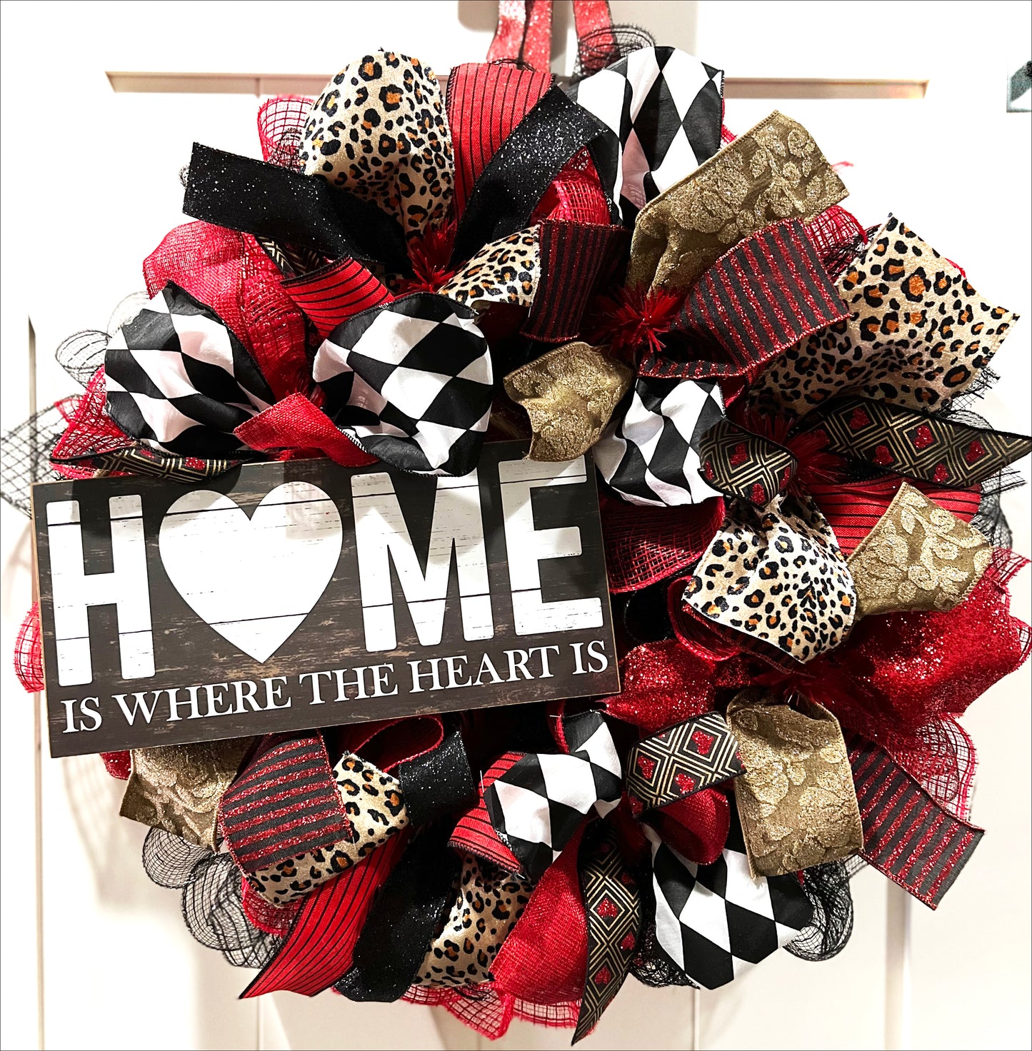 Home Is Where The Heart Is Wreath - Designer DIY