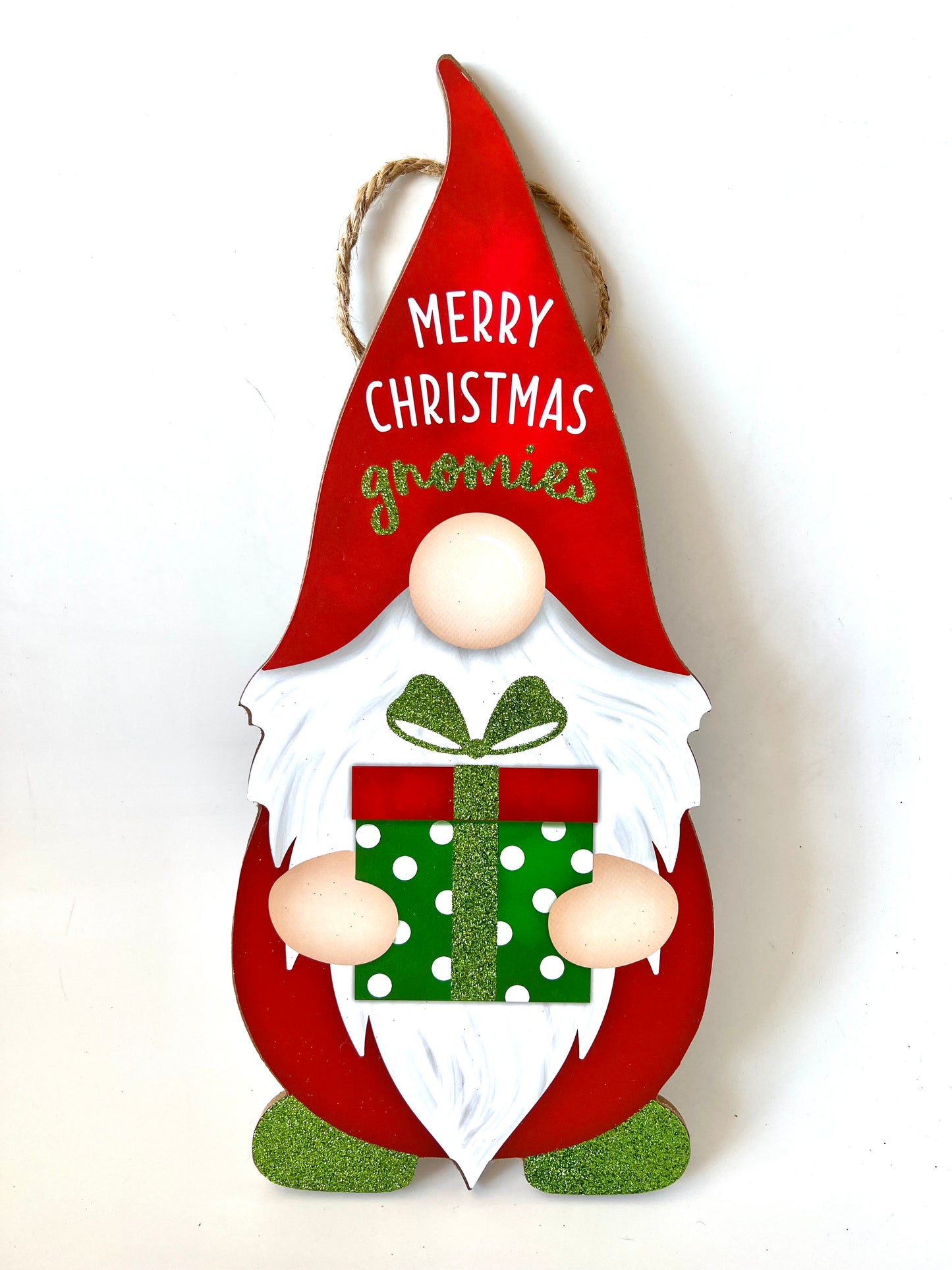 Merry Christmas Gnome Sign - Designer DIY